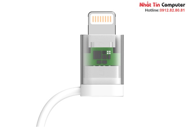 Cáp sạc 2 trong 1 USB 2.0 sang Micro USB và Lightning dài 1M Ugreen UG-20748 chính hãng