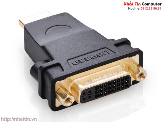 Đầu rắc chuyển đổi DVI-I Female to HDMI Male Ugreen UG-20123 Cao cấp