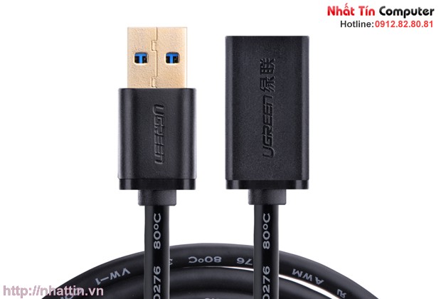 Cáp nối dài USB 3.0 1M âm dương Ugreen UG-10368 chính hãng