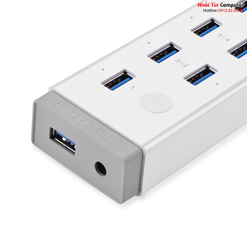 Hub đa năng gồm 7 cổng USB 3.0 Ugreen UG-20296 kèm sạc điện thoại, máy tính bảng...