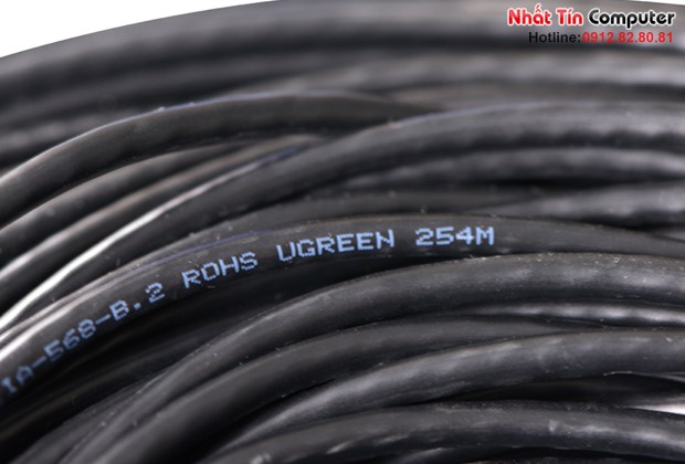 Cáp mạng UTP CAT6 dài 100m chính hãng Ugreen UG-11257 23AWG Cao cấp