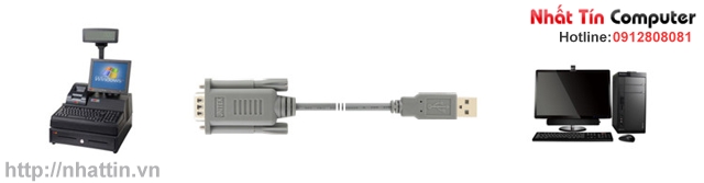 Cáp chuyển đổi USB to COM RS232 - chính hãng UNITEK Y 1050