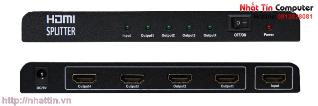 Nhà máy khuyến mại tốc độ cao 4 K 1x4 HDMI splitter