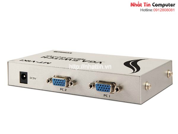 bo chia vga 2-2, bo chia vga 2 vao 2 ra, bo chuyen mach vga, bo chi man hinh 2 ra 2, MT-VIKI MT-202C