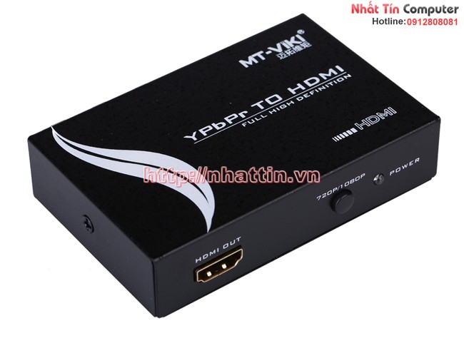 Bộ chuyển đổi YPbPr sang HDMI, YPbPr to HDMI, YPbPr sang HDMI, Component sang HDMI, bo chuyen doi YPbPr sang HDMI gia re, MT-VIKI MT-SH312