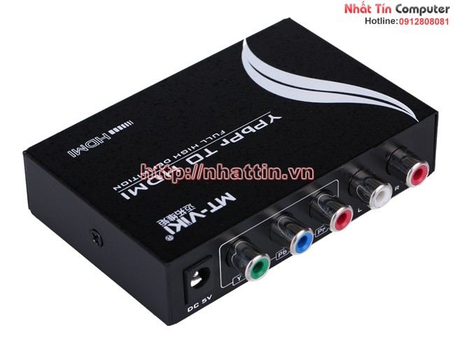 Bộ chuyển đổi YPbPr sang HDMI, YPbPr to HDMI, YPbPr sang HDMI, Component sang HDMI, bo chuyen doi YPbPr sang HDMI gia re, MT-VIKI MT-SH312
