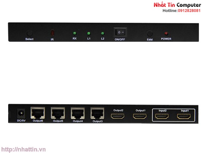 bo-chuyen-mach-hdmi-2x6-qua-cap-mang-60m-cat5e-cat6-omega-hdss2-6-