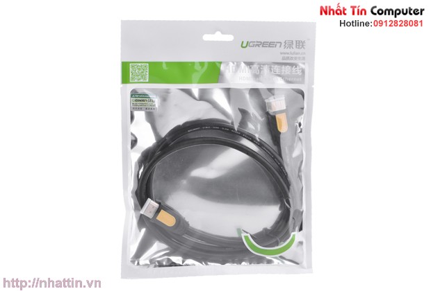 Cáp HDMI 1M hỗ trợ 3D full HD 4Kx2K chính hãng Ugreen UG-10115 