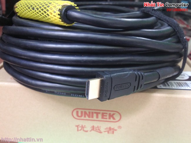 Cáp HDMI 70m chính hãng Unitek có IC khuếch đại