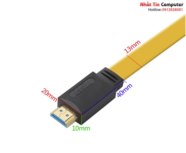 Cáp HDMI 2.0 Jasun JS-026 dài 20m hỗ trợ 2K 4K 60Hz 3D chính hãng