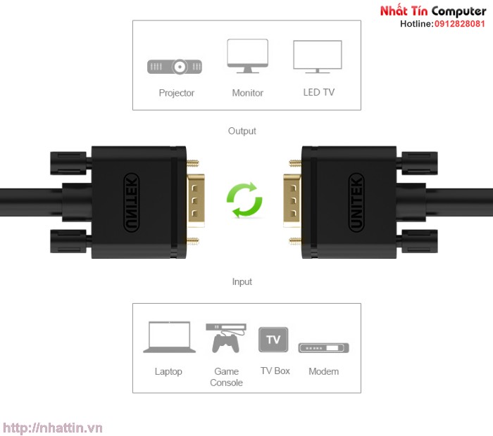 cap-may-chieu-vga-1m-unitek-y-c511g