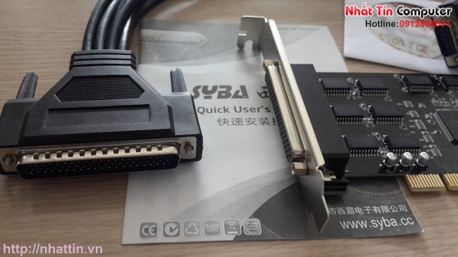 Card chuyển đổi khe PCI sang 8 cổng com RS232