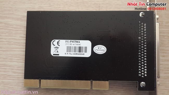 Card chuyển đổi khe PCI sang 8 cổng com RS232