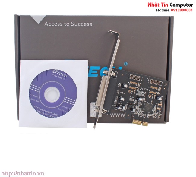 Card PCI Express to LPT DTech PC0084 Chính hãng