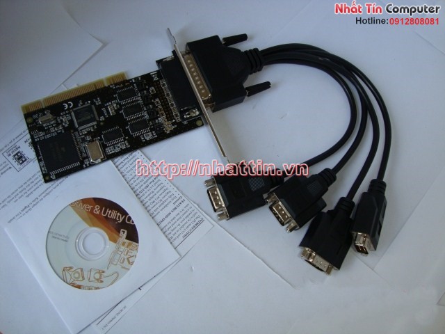 Card PCI to 4 cổng com RS232 SYBA