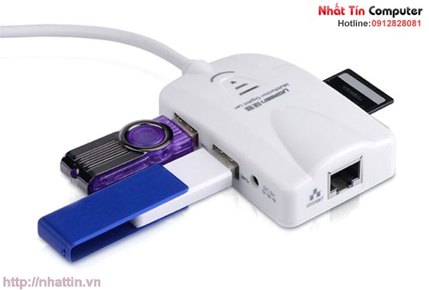 Bo-chia-2-cong-usb-30-1-cong-ethernet-gigabit-usb-30-dau-doc-sdtf-Ugreen-20248