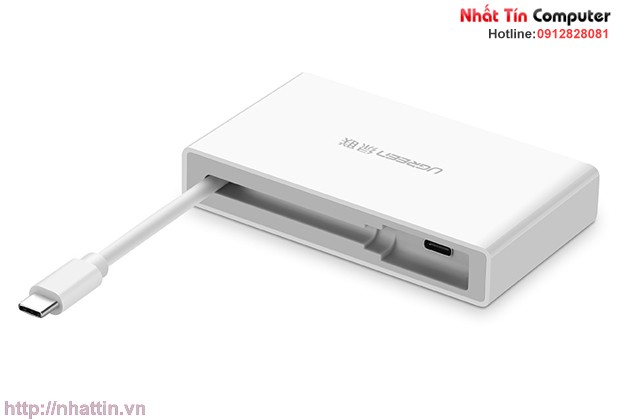 bo-chia-usb-c-ra-4-cong-usb-3-0-ho-tro-1-cong-usb-c-cap-nguon-chinh-hang-ugreen-ug-30278