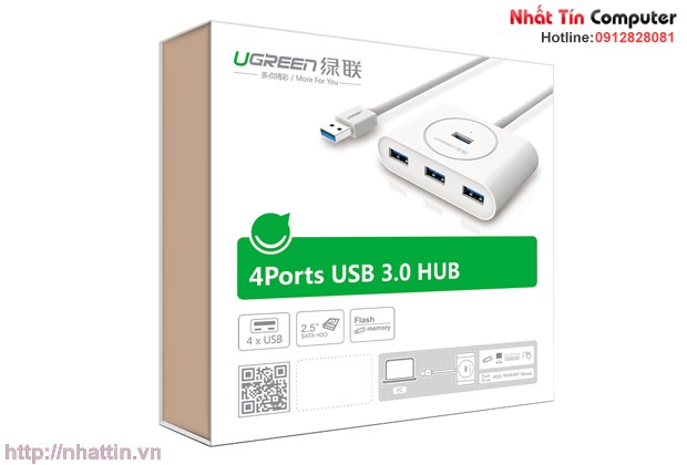 hub-usb-3-0-ra-4-cong-dai-80cm-chinh-hang-ugreen-ug-20283