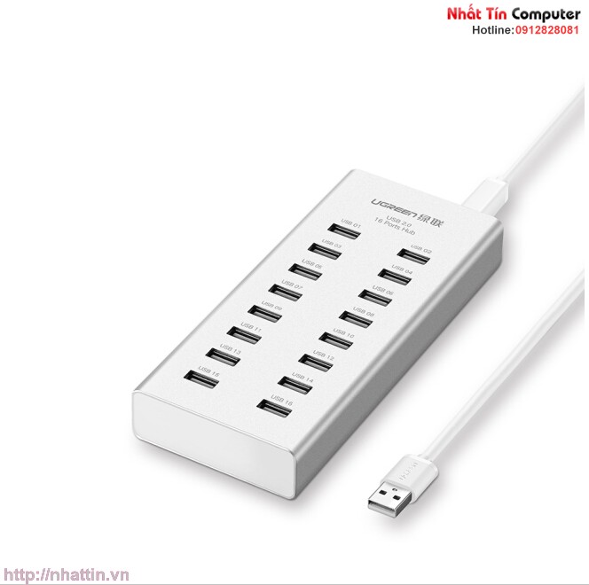bo-chia-usb-2-0-ra-16-cong-ho-tro-nguon-ngoai-dc-12v-chinh-hang-ugreen-ug-20298