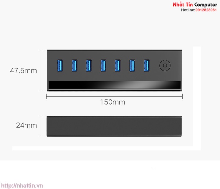 bo-chia-usb-3-0-ra-7-cong-ho-tro-nguon-5v-2a-chinh-hang-ugreen-ug-30845