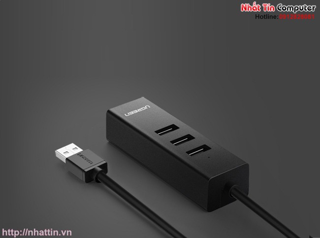 bo-chia-usb-ra-3-cong-usb-2-0-kem-cong-mang-ethernet-10-100mbps-ugreen-ug-30297