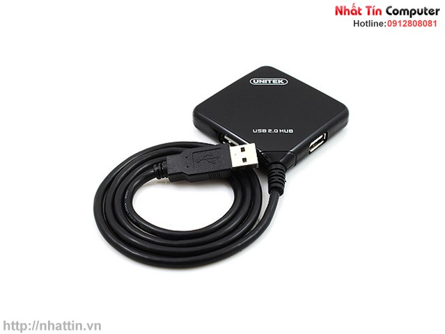 hub usb 4 port, bộ chia usb 4 cổng, hub usb unitek, hub usb 2.0, Unitek y-2149