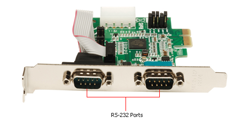 Card PCI Express to 2 Com RS232 Cao cấp