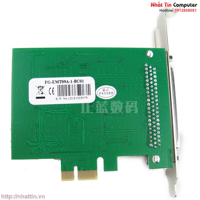 Card chuyển đổi khe PCI express sang 8 cổng Com RS232 SYBA EMT09A Chính Hãng