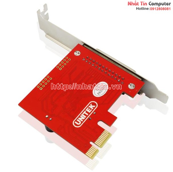 Card chuyển đổi PCI-e to LPT, Card PCI-e to LPT, Card chuyen doi PCI-e sang LPT unitek y-7507