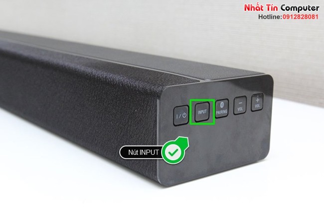 Đèn OPTICAL trên loa thanh sáng lên