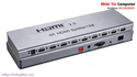 Bộ chia HDMI 1 ra 8 HDSP8-2.0, EDID 3D,4K/60Hz Omega chính hãng