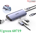 Bộ chia USB 3.0 ra 3 cổng USB 3.0 + Lan Gigabit 1000Mbps Ugreen 60719 cao cấp (vỏ nhôm)