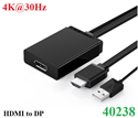 Bộ chuyển đổi HDMI + USB sang Displayport hỗ trợ 4K*2K Ugreen 40238 cao cấp