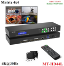 Bộ chuyển mạch HDMI 1.4 Matrix 4 vào 4 ra độ phân giải 4K@30Hz MT-VIKI MT-HD44L cao cấp (4x4)