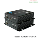 Bộ kéo dài HDMI qua cáp quang lên đến 20km chính hãng HO-Link HL-HDMI-1F-20T/R cao cấp
