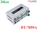 Bộ kéo dài tín hiệu HDMI 1080@60hz qua cáp quang 20km Dtech DT-7059A