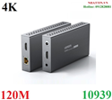 Bộ kéo dài tín hiệu HDMI 2.0 4K60Hz dài 120M - 360M qua cáp mạng RJ45 Cat5e/Cat6 Ugreen 10939 (Có IR)