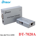 Bộ kéo dài tín hiệu VGA 120m qua cáp mạng Dtech DT-7020A cao cấp
