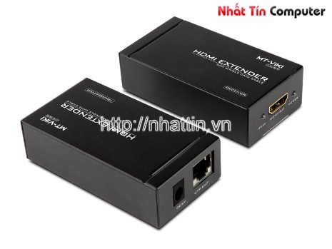 Bộ khuếch đại tín hiệu HDMI 100-120m - HDMI Extender VIKI MT-ED06 (Bộ đủ 2 chiếc)