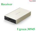 Bộ nhận tín hiệu HDMI 120M qua cáp mạng RJ45 Cat5e/Cat6 Ugreen 30945 (Receiver) cao cấp