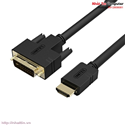 Cáp chuyển đổi HDMI to DVI 24+1 - 15m Unitek Y-C224. Chính hãng