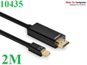 Cáp chuyển đổi mini DisplayPort to HDMI 2M cho Macbook Ugreen UG-10435 (Màu đen)