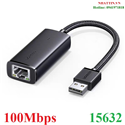 Cáp chuyển đổi USB 2.0 to Lan 10/100Mbps Ugreen 15632 vỏ hợp kim cao cấp