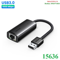 Cáp chuyển đổi USB-A 3.0 to Lan Gigabit 10/100/1000Mbps Ugreen 15636 cao cấp