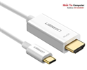 Cáp chuyển đổi USB Type-C to HDMI hỗ trợ 4K, 3D dài 1,5m chính hãng Ugreen 30841 cao cấp