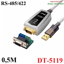 Cáp chuyển đổi USB sang RS-485/422 dài 0,5M Dtech DT-5119 cao cấp