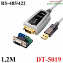 Cáp chuyển đổi USB sang RS-485/422 dài 1,2M Dtech DT-5019 cao cấp