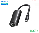 Cáp chuyển đổi USB Type-C 3.0 to Lan Gigabit 10/100/1000Mbps Ugreen 15637 cao cấp