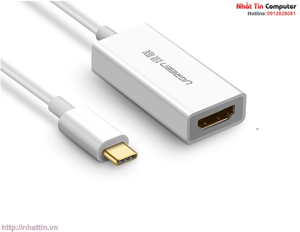 Cáp chuyển đổi USB Type-C to HDMI chính hãng Ugreen 40273 hỗ trợ 4k*2K cao cấp