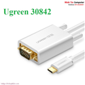 Cáp chuyển đổi USB Type-C to VGA dài 1,5m chính hãng Ugreen 30842 cao cấp